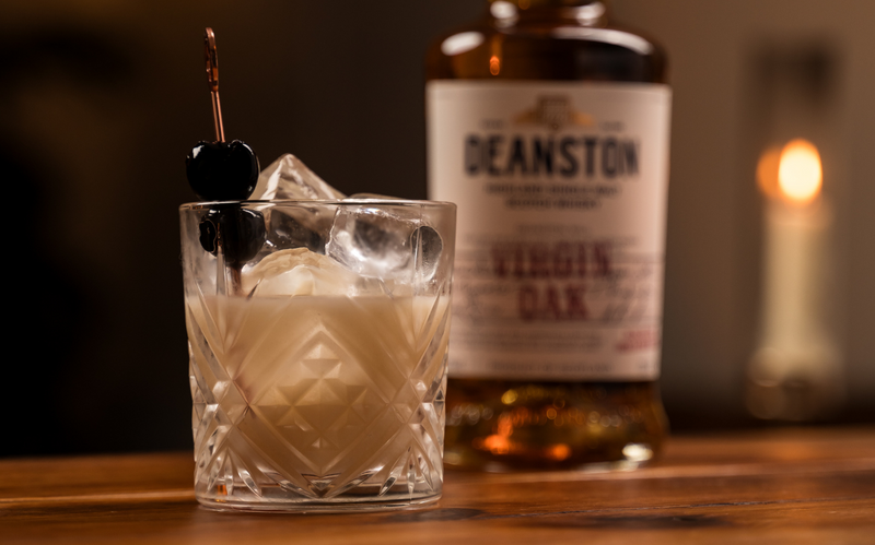 Nutty Old Fashioned Cocktail with Deanston Virgin Oak