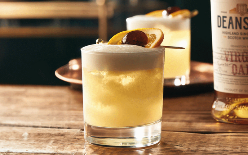Whisky Sours with Deanston Virgin Oak