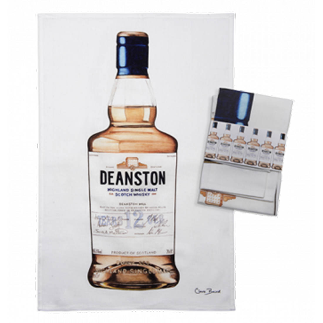 Deanston Tea Towel Whisky Bottle Tea Towel deanston-tea-towel-whisky-bottle-tea-towel