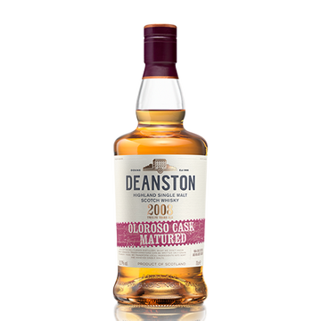 Deanston Oloroso 12 year sherry cask whisky in a bottle
