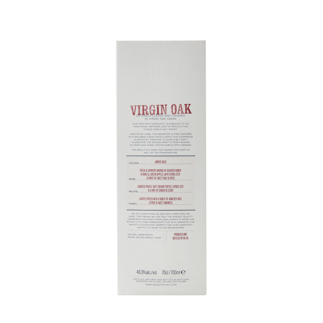 Deanston Virgin Oak | Virgin Oak Whisky | Deanston | Waxy Whisky ...