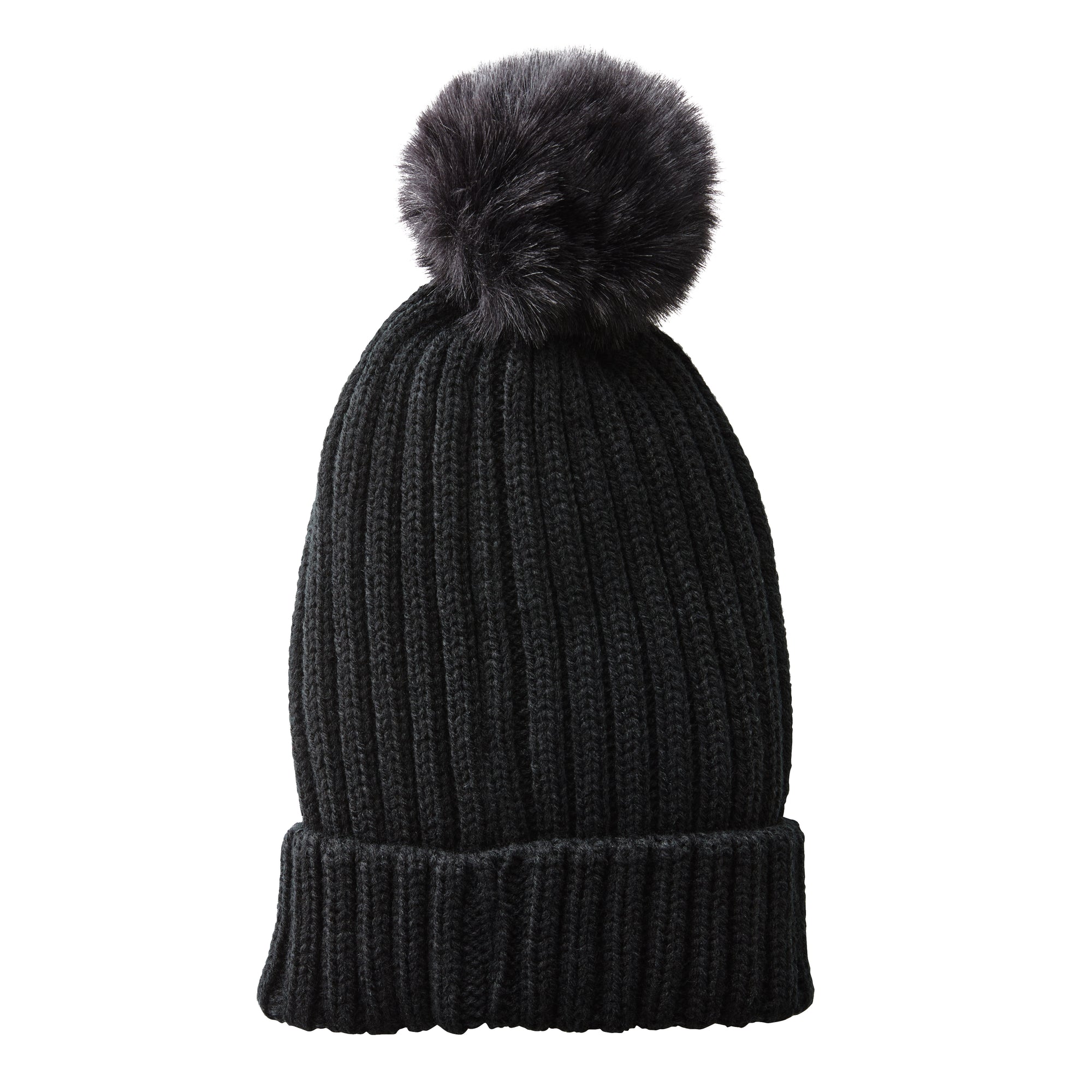 Deanston Bobble Hat | Black Beanie Bobble Hat | Deanston Distillery