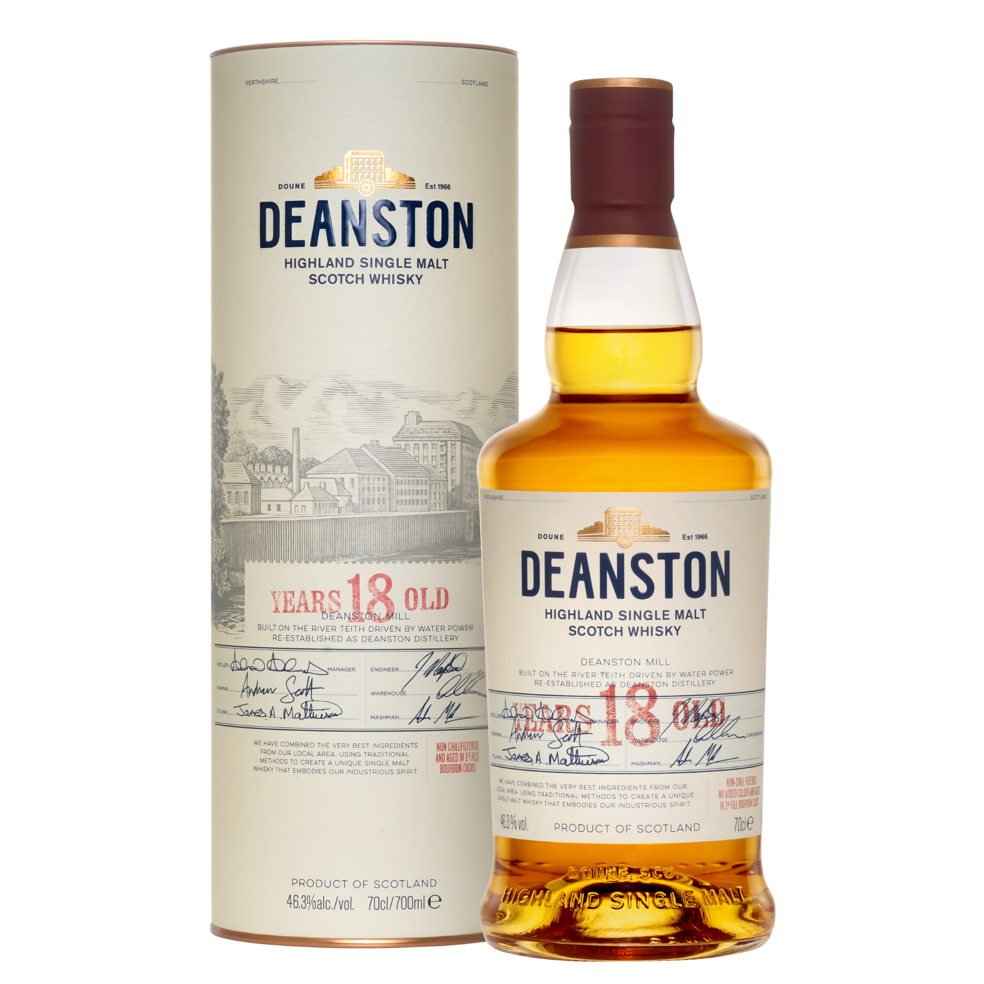 Whisky Deanston 18 ans