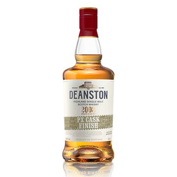 Deanston pedro ximenez cask whisky in a bottle